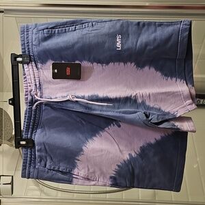 Levi's Blue and Lavender Tie-Dye Shorts. NWT. Men's XL.